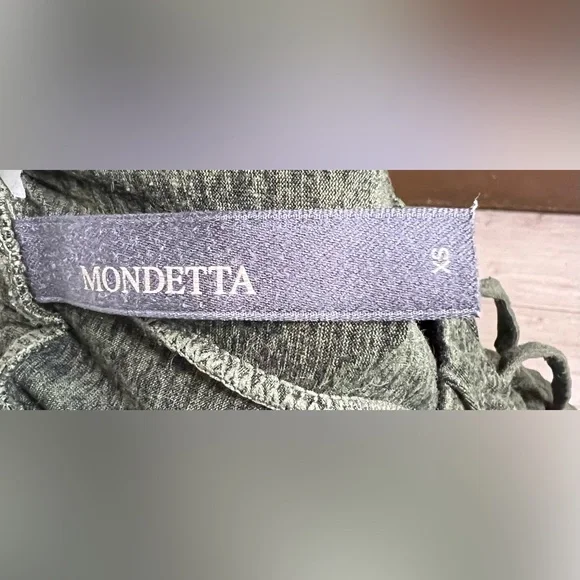 Mondetta Brushed Olive Green Joggers Activewear High Rise Full Length Casual Gym - Picture 14 of 16